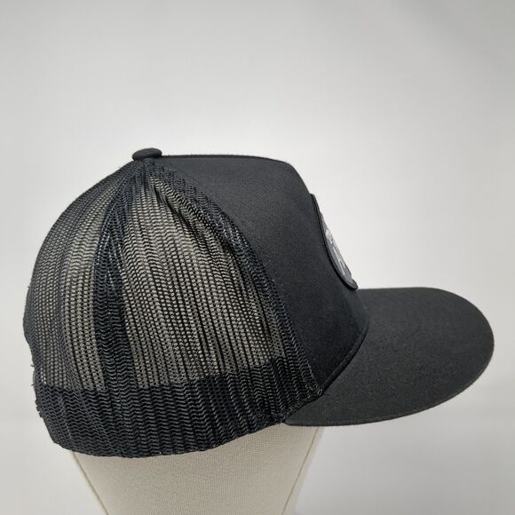 The Anchor Snapback Hat Black OS Adjustable Mesh Back The Classics Yupoong - Picture 5 of 9
